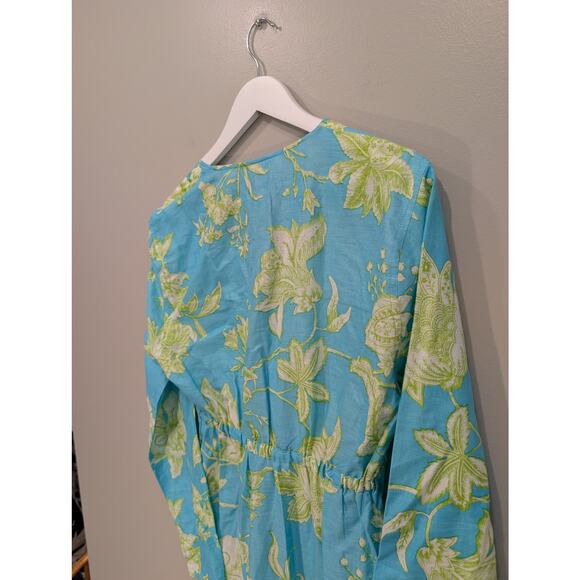 Malabar Bay Coverup Swim Beach Pool Lounge Vacation Travel Bright Bold - Size M - Picture 5 of 6